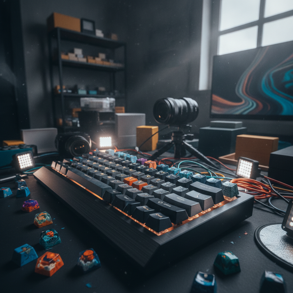 Keycap Photography: Lighting and Composition for Keyboard Content
